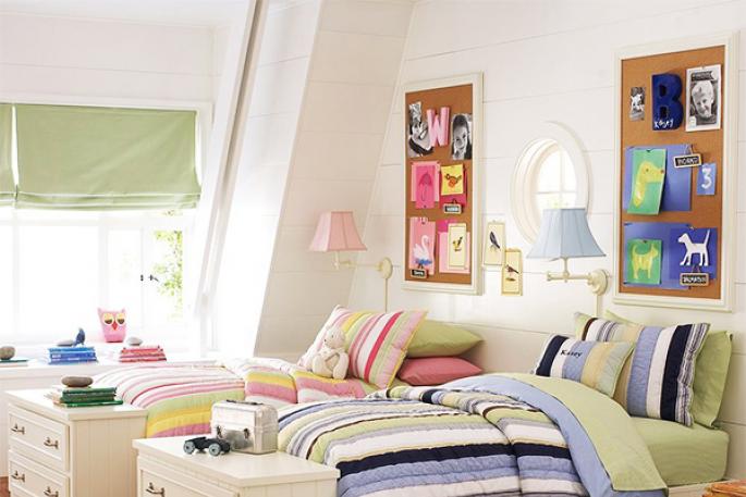 A nursery for two children - the secrets of a comfortable room arrangement