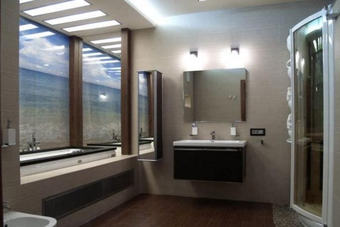 Vannas istabas dizains ar dušu