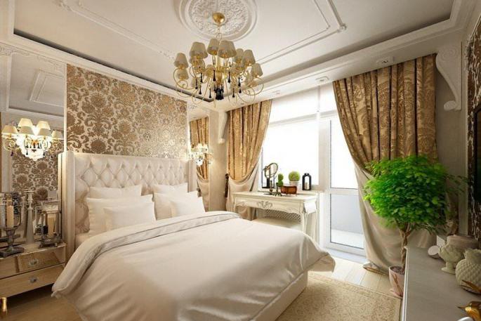 Modern klasiklerde bir yatak odasının dekorasyonu: 5 teknik