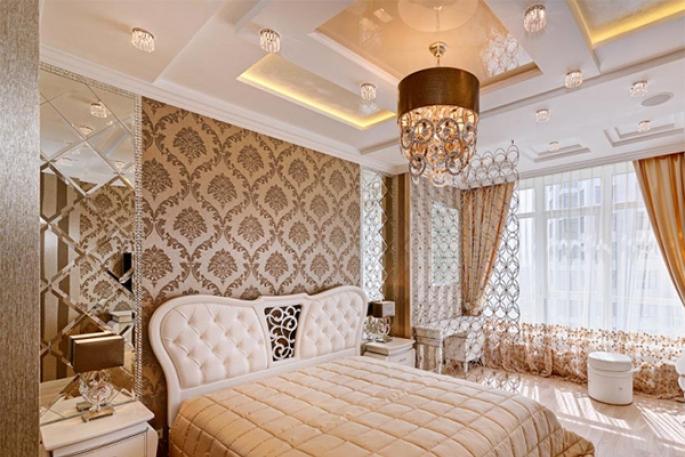 Dizajn spavaće sobe u klasičnom stilu - karakteristike dizajna i dekoracije