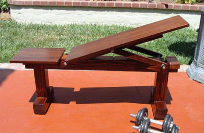 Urob si sám brušná lavica: návod a odporúčania Nákres rozmerov lavice s činkou