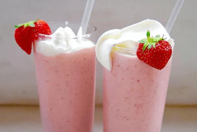 Making the most delicious milkshakes