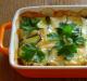 Casserole with zucchini and potatoes in the oven Zucchini casserole with potatoes in the oven