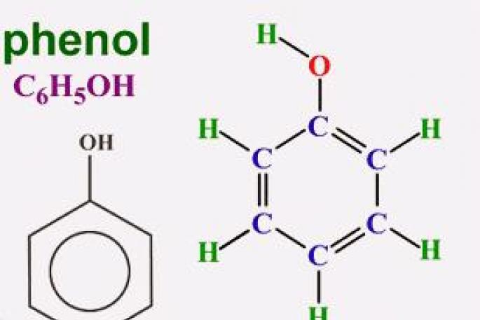 Fenola ķīmiskā formula